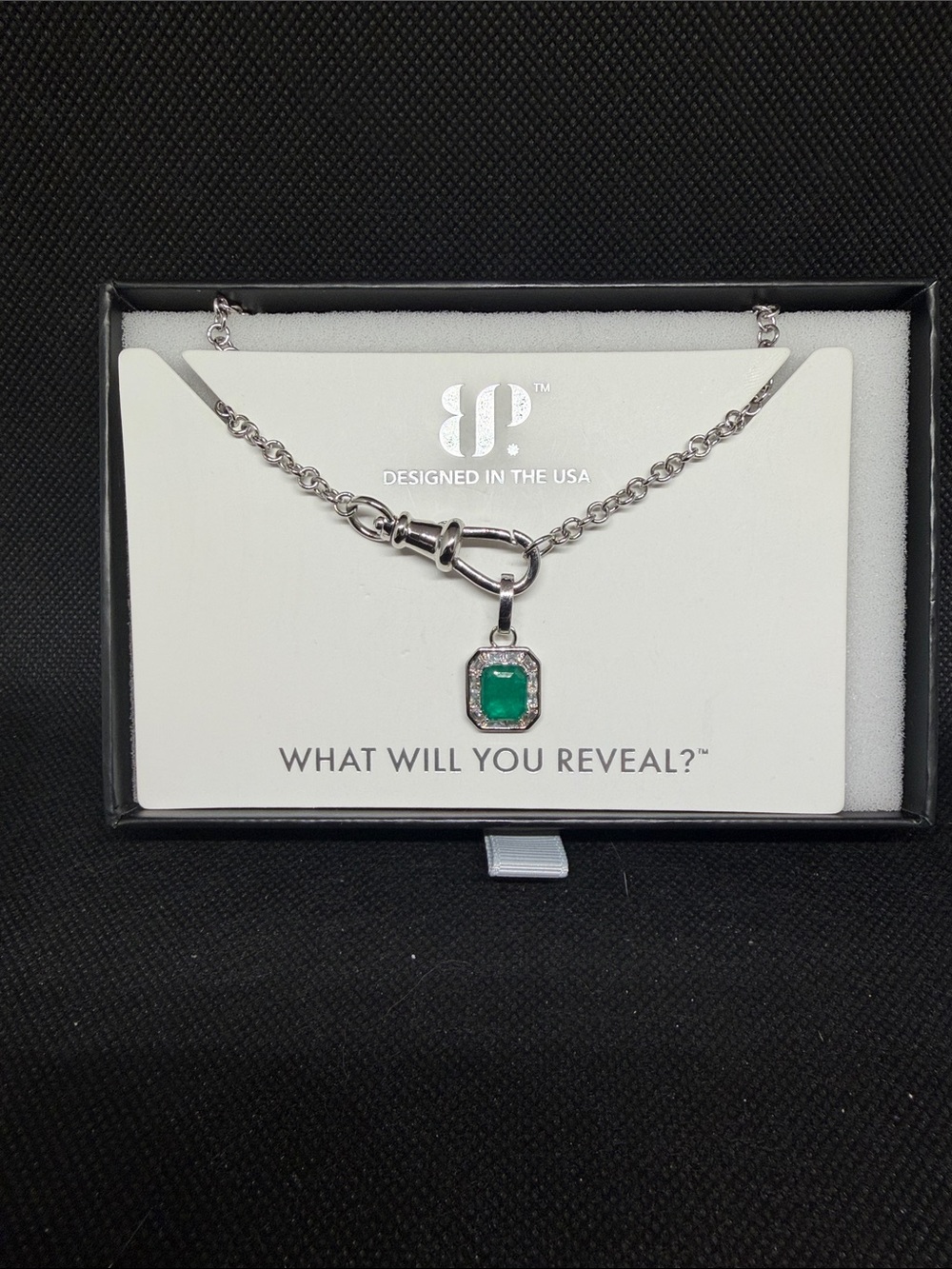May 26: Emerald on Rhodium